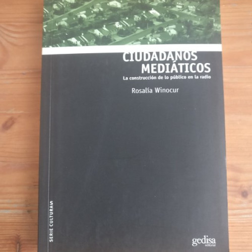 Portada del libro de Ciudadanos mediáticos (Serie Culturas)