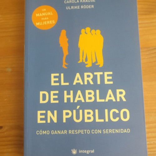 Portada del libro de El arte de hablar en publico: 086 (DIVULGACIÓN)