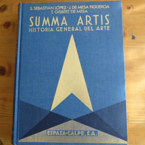 Portada del libro de arte iberoamericano desde la colonización a la indipendencia. 2ª parte López, Figueroa y Mesa. SUMMA