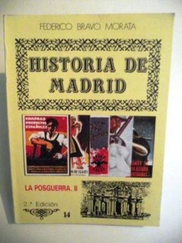 Portada del libro de Historia de Madrid. Volumen 14. La Posguerra II