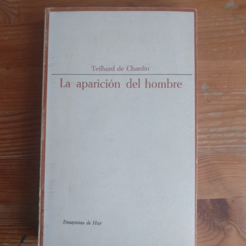 Portada del libro de La Aparicion Del Hombre