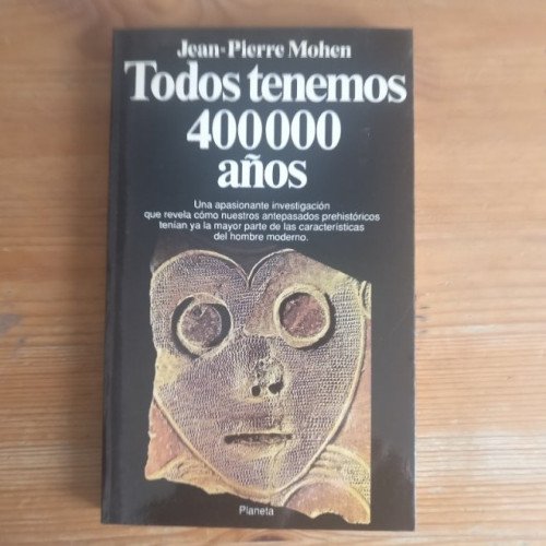 Portada del libro de Todos tenemos 400000 años