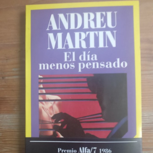 Portada del libro de EL DIA MENOS PENSADO.