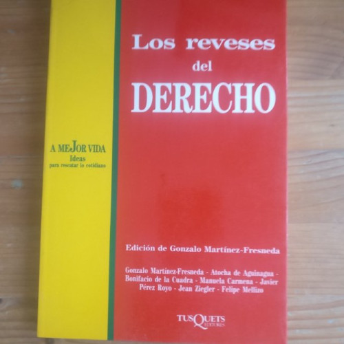Portada del libro de Reveses del derecho, los