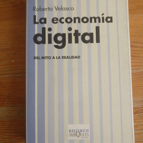 Portada del libro de La economía digital (Kriterios)