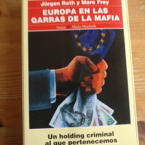 Portada del libro de Europa en las garras de la mafia