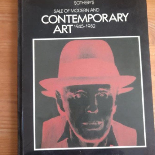 Portada del libro de CONTEMPORARY ART 1945-1982 SOTHEBY'S