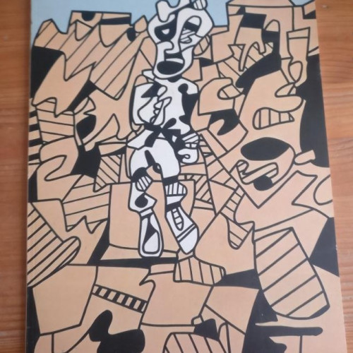 Portada del libro de Dubuffet. Galerie Beyeler Basel. 1975 SIN PAGINAR