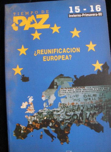 Portada del libro de ¿REUNIFICACION EUROPEA;: tiempos de paz. 120 pag