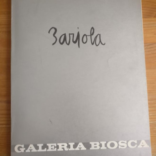 Portada del libro de Barjola Exposición Barjola del 4 al 30 de Diciembre de 1972. Galería Biosca.