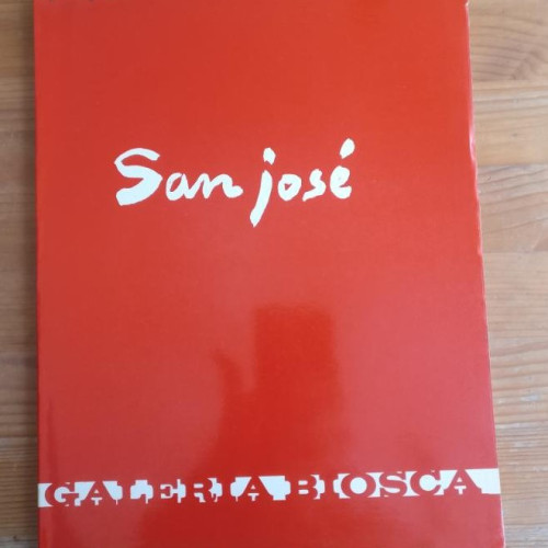 Portada del libro de exposicion de PINTURA DE FRANCISCO SAN JOSE /GALERIA BIOSCA /1975 PINTURA