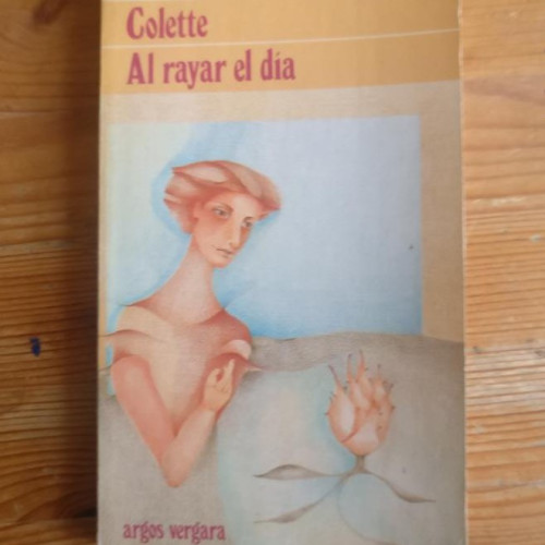 Portada del libro de Al rayar el dia Colette Publicado por Argos Vergara . (1982)