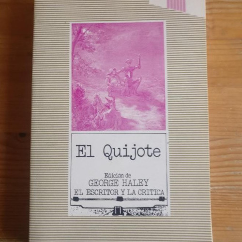 Portada del libro de El quijote de Cervantes