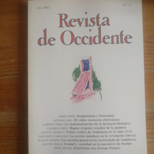 Portada del libro de REVISTA DE OCCIDENTE. Nº 13 1982