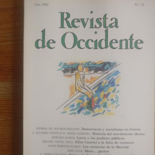 Portada del libro de REVISTA DE OCCIDENTE. Nº 12 1982