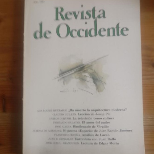 Portada del libro de REVISTA DE OCCIDENTE. Nº 9 1981