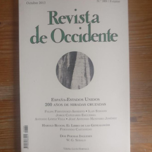 Portada del libro de REVISTA DE OCCIDENTE. ESPAÑA ESTADOS UNIDOS 200 AÑOS DE MIRADAS CRUZADAS. Nº 389 OCTUBRE 2013