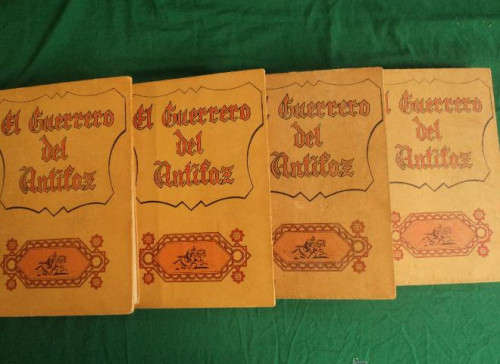 Portada del libro de EL GUERRERO DEL ANTIFAZ. ED. VALENCIANA. 4 VOL, 1972