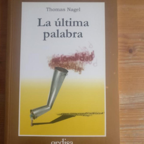 Portada del libro de La última palabra