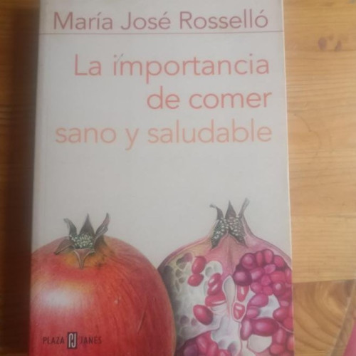 Portada del libro de Importancia de comer sano y saludable, la
