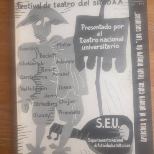 Portada del libro de PRIMER ACTO. Nº S.E.U. Arniches. Los caciques.
