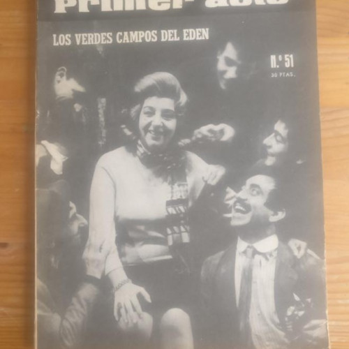 Portada del libro de PRIMER ACTO. Nº 51 Los verdes campos del edén