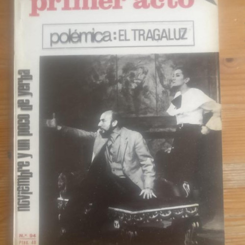 Portada del libro de PRIMER ACTO Nº 94 - MARZO 1968 (Polemica: El Tragaluz, Noviembre y un poco de yerba)