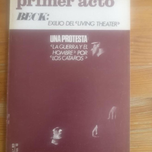 Portada del libro de Primer Acto. Revista del Teatro. Nº 89. Cátaros 67. - Madrid, octubre 1967. 24x17 cm. 64 p.
