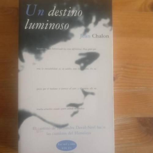 Portada del libro de Un destino luminoso