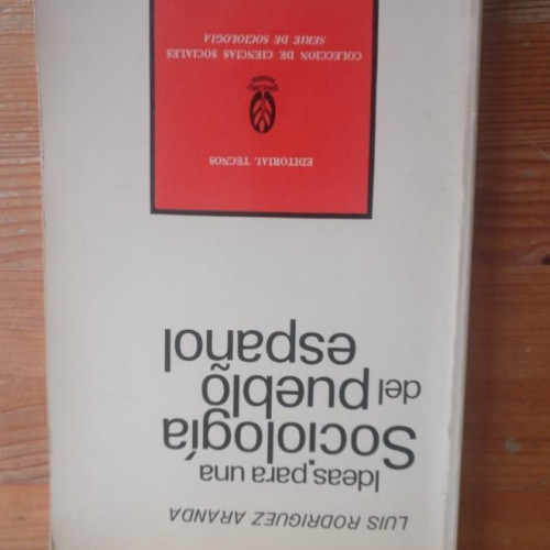 Portada del libro de Ideas para una sociologia del pueblo español