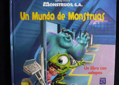 Portada del libro de MONSTRUOS. S.A. DISNEY. MOVILIBRO. 12 PAG. 30X22.