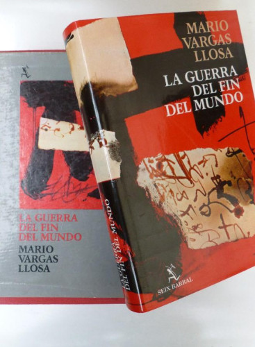 Portada del libro de La guerra del fin del mundo - Mario Vargas Llosa - Ed. Seix Barral. 531pp. Primera edición 1981