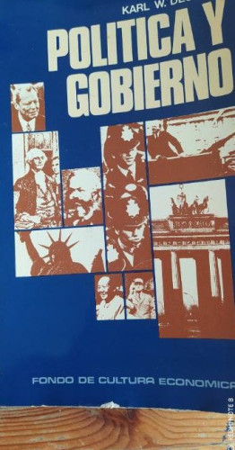 Portada del libro de Política y gobierno.