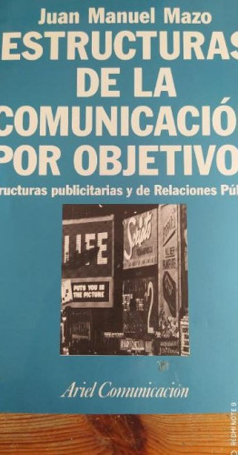 Portada del libro de Estructura de la comunicacion por objetivos