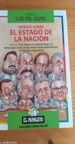 Portada del libro de DEBATE SOBRE EL ESTADO DE LA NACION