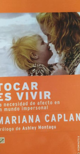 Portada del libro de Tocar Es Vivir