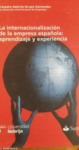 Portada del libro de LA INTERNACIONALIZACION DE LA EMPRESA ESPAÑOLA