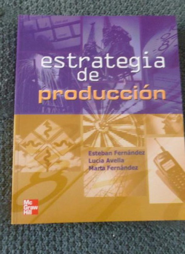 Portada del libro de Estrategias de produccion