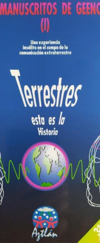 Portada del libro de Terrestres, esta es la historiamanuscritos de geenom, I