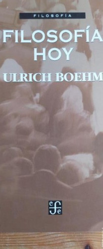 Portada del libro de Filosofia Hoy