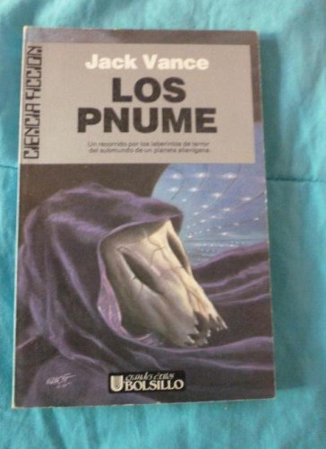 Portada del libro de LOS PNUME (JACK VANCE) CIENCIA FICCIÓN GRANDES ÉXITOS DE BOLSILLO ULTRAMAR 1986 1º ED