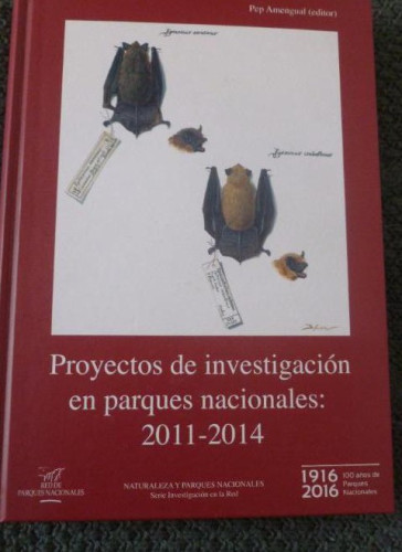 Portada del libro de Proyectos de investigación en parques nacionales: 2011-2014 (Naturaleza y Parques Nacionales)