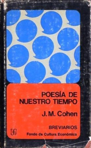 Portada del libro de POESÍA DE NUESTRO TIEMPO.
