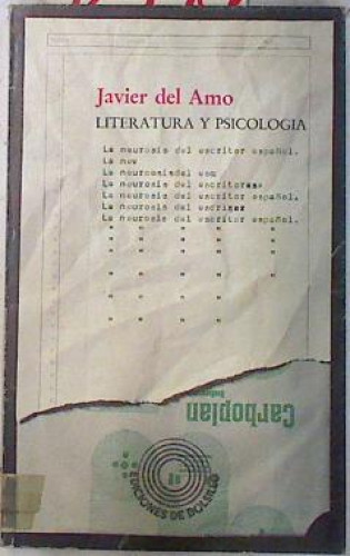 Portada del libro de Literatura y psicología