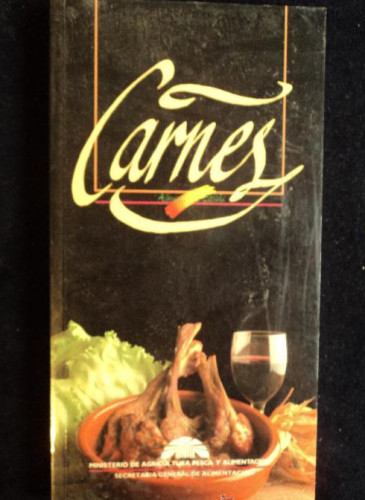 Portada del libro de CARNES. GIL DE ANTUÑANO Y MATIAS LLER A. MINISTERIO AGRAICULTURA. 1992 140 PAG