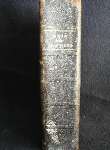 Portada del libro de GUIA DEL CRISTIANO. DEVOCIONRIO. P.BERNARDO DE LA CRUZ. LLORENS.HMNOS. SELLO LIBRERIA. APROX.AÑOS50