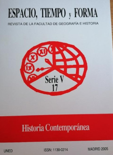 Portada del libro de Espacio, tiempo y forma. Revista de la Facultad de Geografía e Historia. Serie V, 17 2005 386pp