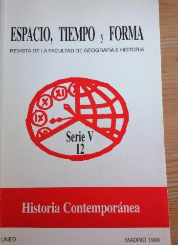 Portada del libro de Espacio, tiempo y forma. Revista de la Facultad de Geografía e Historia. Serie V Nº 12 1999 380pp