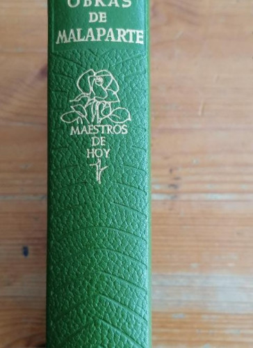 Portada del libro de OBRAS DE CURZIO MALAPARTE - MAESTROS DE HOY - PLAZA Y JANES - 1969 1196pp
