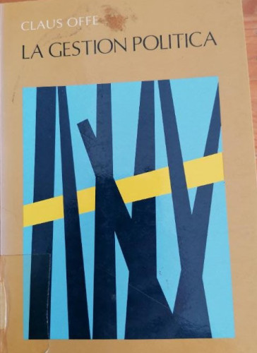 Portada del libro de La gestión política